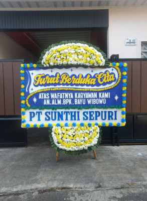 Papan Bunga Duka di Jawa